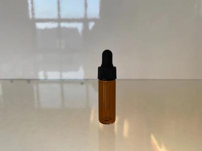 Empty 4ml Amber Essential Oil Bottles With Droppers Small Size