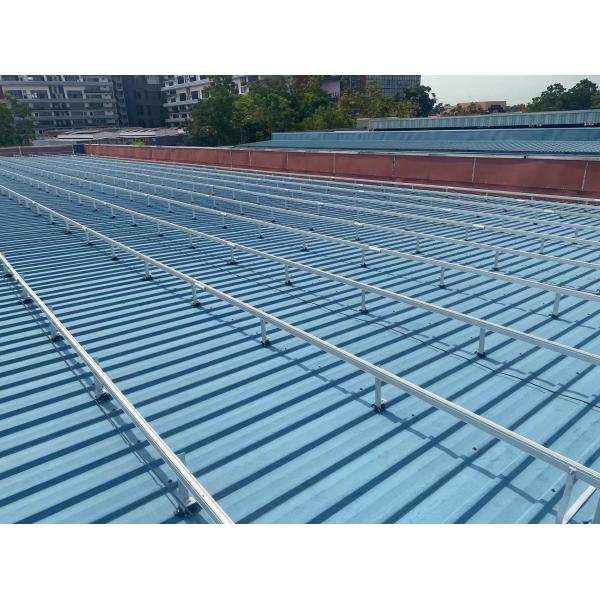 Heightened Commercial Metal Roof Solar Mounting System Aluminum Panel Clips