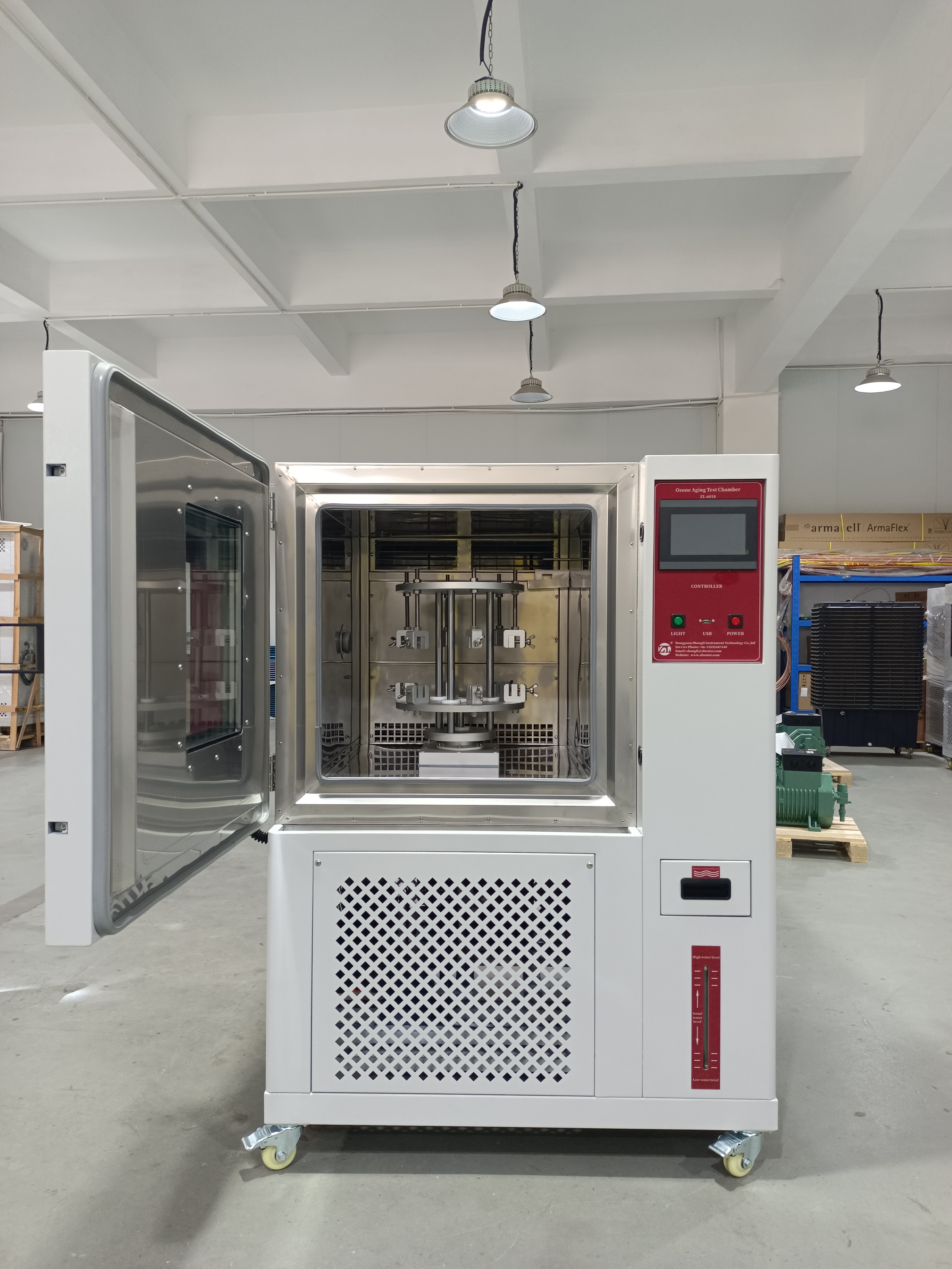 ISO 1431-1 ASTM D1149 Cable Ozone Resistance Test Chamber Non-metallic Materials Aging Tester