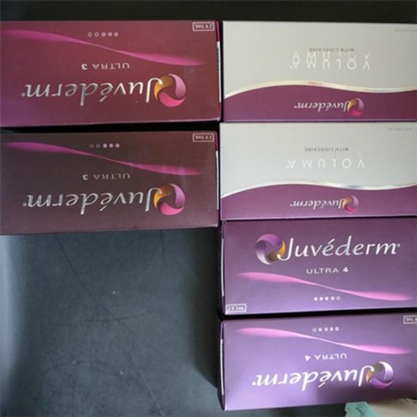 2x1ml/remplisseur facial acide hyaluronique de boîte pour la chirurgie plastique cosmétique