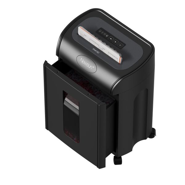 P4 15 Sheets Cross Cut Paper Shredder 18 Liter Pull-out Bin,Silent 56dB,8 Mins Shredding Time,LED Indication,Hot Selling