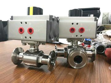 ISO ATEX Certified Pneumatic Actuator Ball Valve