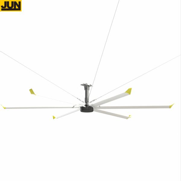 Natural Breeze System with Large Industrial HVLS Ceiling Fan