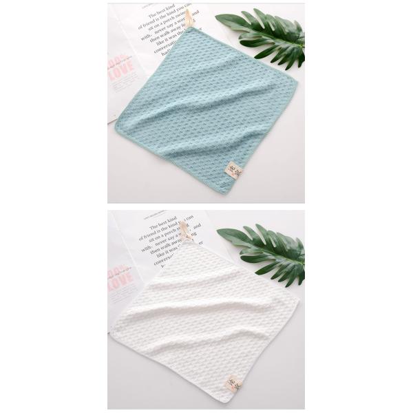 100% Cotton Hand Towel Absorbent and Sustainable Striped Pattern for Sensitive Skin