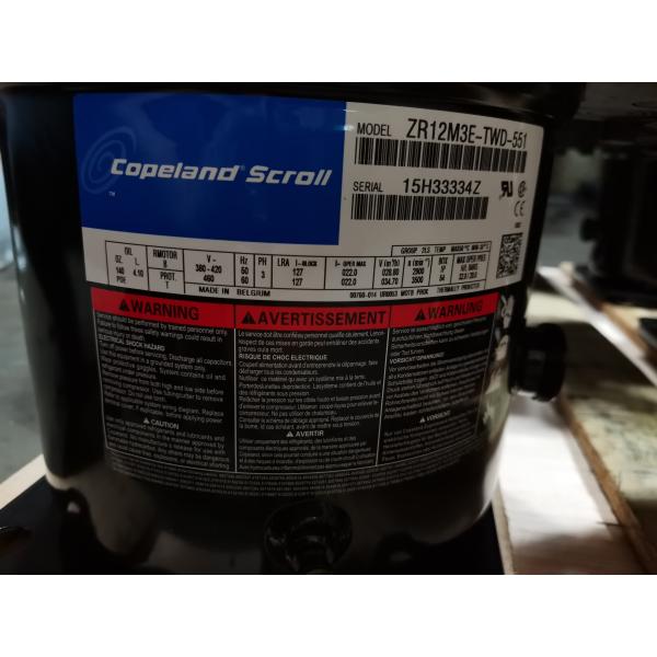 R404 Refrigeration Evaporator ,  Hermetic Piston Compressors ZR12M3E-TWD-551