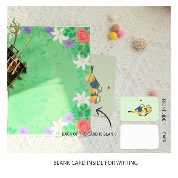 Поп подарка с днем рождений 3d вверх OEM поздравительной открытки/ODM