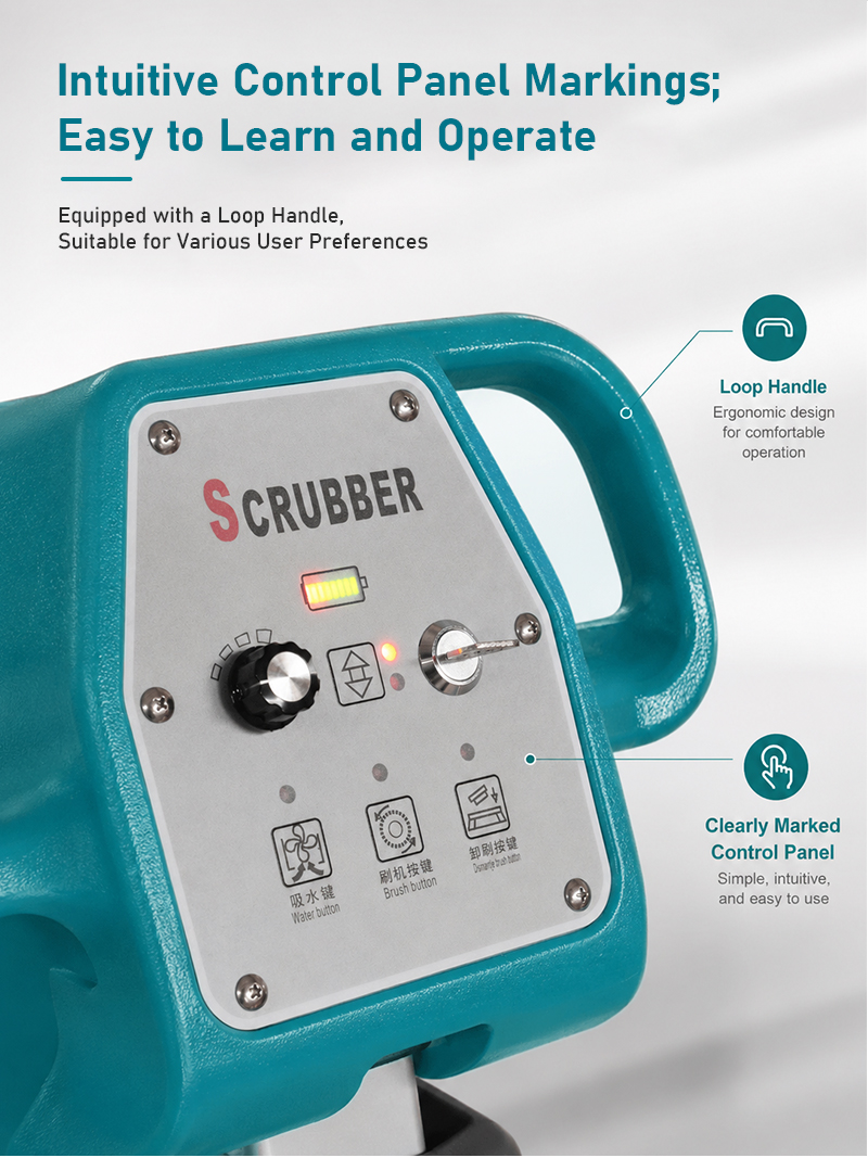 High Quality Electric Floor Scrubber CE Certification Commercial Cleaning Equipment Suitable for Factory Warehouse