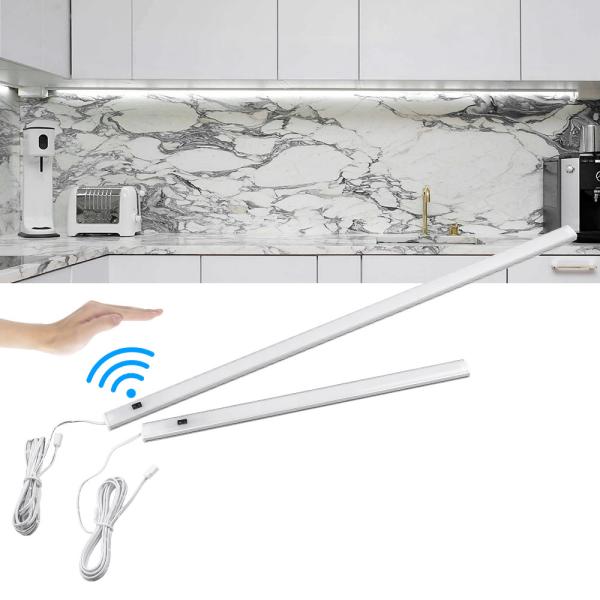 Mounted LED Under Kitchen Cabinet Lighting 12V Hand Wave Sensor For Corridor