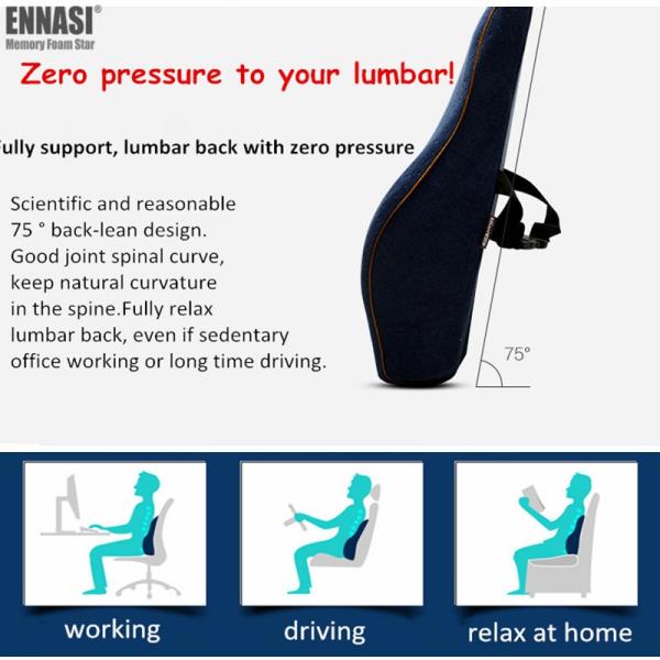 Experience Unmatched Comfort and Support with High Back Chair Cushion Memory Foam