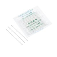 Le coton de papier de bâton de 75mm doubles astuces non pelucheuses de Cleanroom a incliné des écouvillons