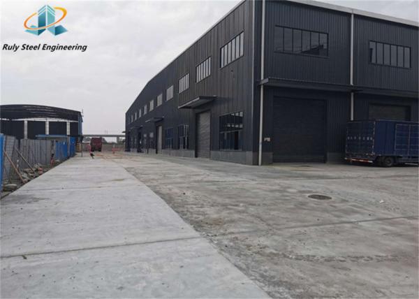 Estrutura de aço Engrenagem de aço / Oficina de aço / Armazém de aço Construção de metal Armazém de estrutura de projeto pré-fabricado