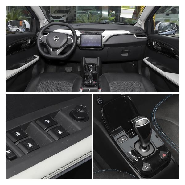 JMEV EV3 Pure Electric High Speed 100Km/h 4 Four Wheel Electric Vehicle 0km Best Used Car with 2390mm Wheel Base 2023