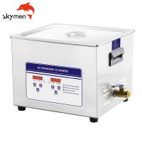 líquido de limpeza ultrassônico 240W 40KHz de 10L Digitas para o líquido de limpeza das ferramentas do hardware