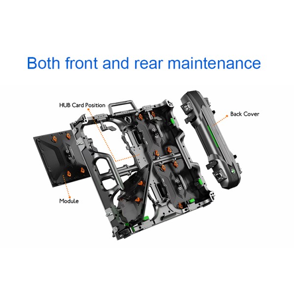 Stage Rental LED Screen RK500 Series 500x500mm Modular LED Video Wall System for Concert Event