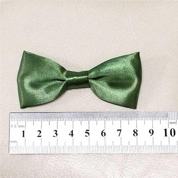 Luxurious Matte Satin Ribbon Bow Crafts Champagne Bowtie For Wedding Party
