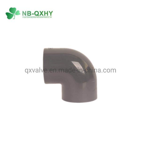 High Thickness DIN Pn16 PVC Pipe Fitting Socket UPVC Elbow Coupling Flange 20mm to 400mm