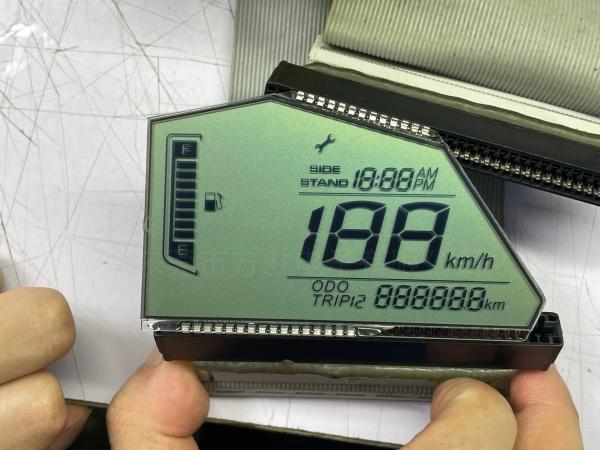 Panel de vidrio LCD HTN personalizado | Precio de pantalla LCD de 7 segmentos para electrónica industrial y de consumo