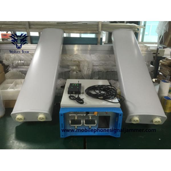 GSM WiFi 2.4G 5.8G Anti Drone Jammers 1000M Jamming Range 100-240VAC Power Supply