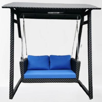 Luxury modern outdoor hanging chair aluminum hanging bed bench hotel garden patio swings hanging chair---3031