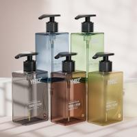 Bouteille de lotion en plastique personnalisée Bouteille de pompe à shampooing désinfectant pour les mains de 300 ml