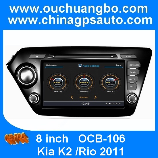 Ouchuangbo 1080P 3G Host HD Screen S100 for Kia K2 /Rio 2011 Auto Multimedia GPS Car Pc Radio Video Player OCB-106