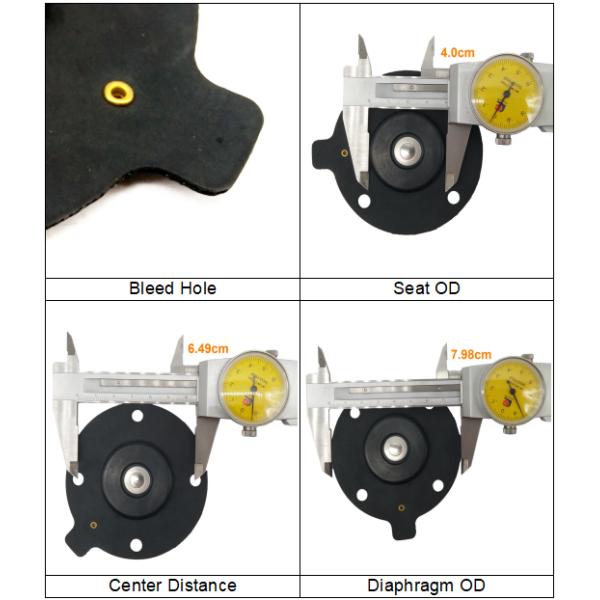 NBR Diaphragm Repair Kit For SBFEC 3/4