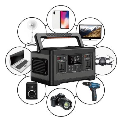 Home Outdoor Emergency Portable Power Station Solar Panel With Lithium Ion Battery