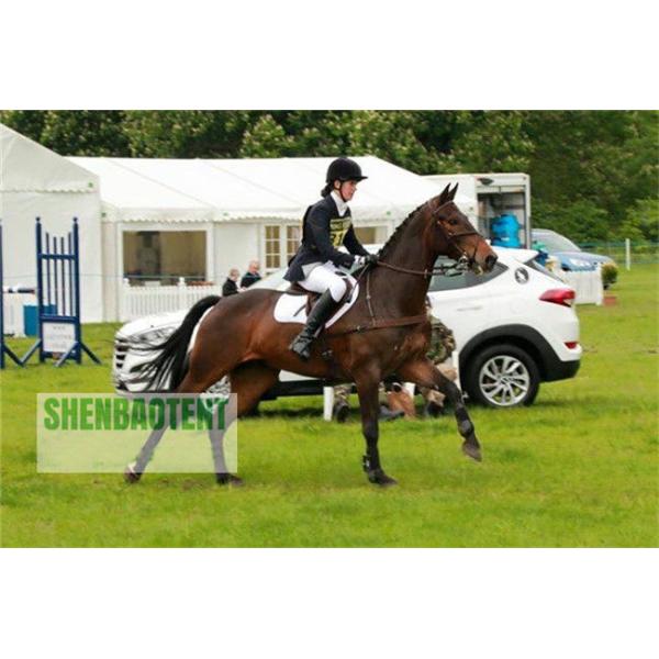 Equestrian Riding Arenas Specical Event Tent 20x100 Semi Permanent White Tent Pvc Fabric Horse Event