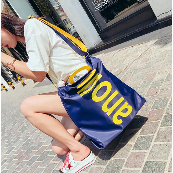 Summer small fresh letterpress nylon bag messenger bag can hand bill of lading shoulder bag