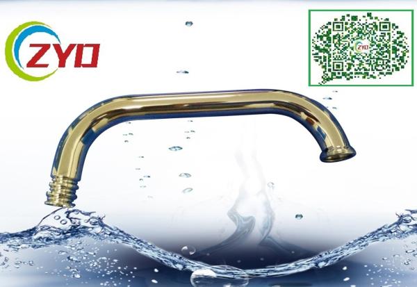 Single Lever Faucet Spout 18mm Diameter Round Bended Pipe 140 Gram Weight