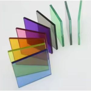 10mm Deep Space Gray Fire Resistant Glass Panel