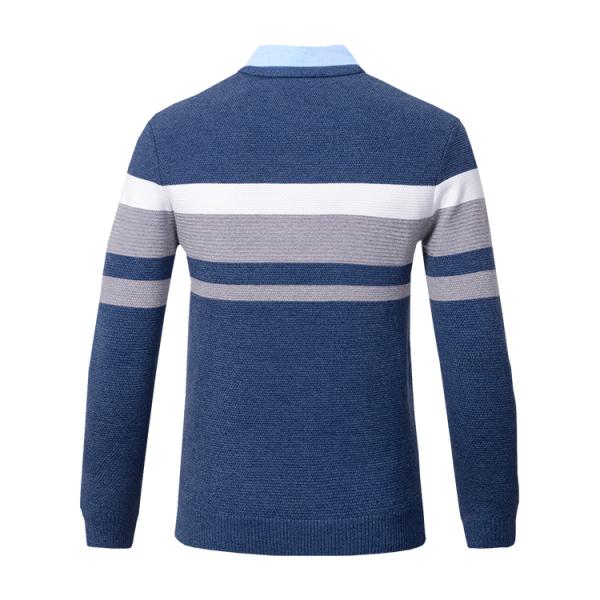 Custom Business Mens Warm Winter Sweaters Fashion Style With O Neck Collar