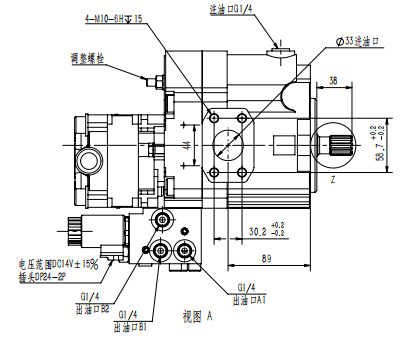 Yangma VIO-17 Excavator hydraulic pump  PVD-0B-16BP-6AG4