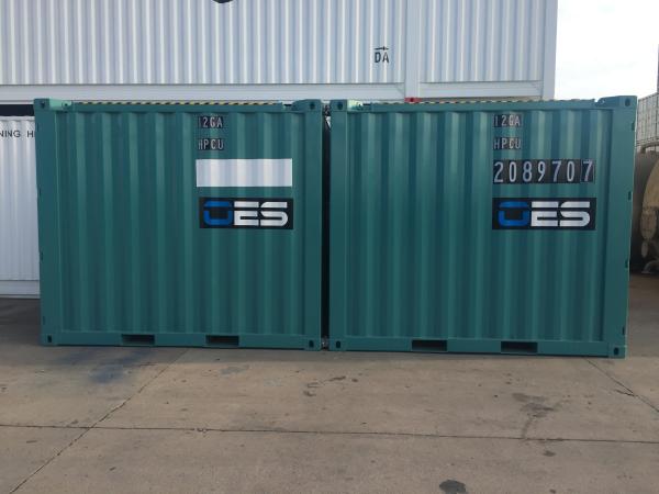 Offshore Small Shipping Containers With Man Door DNV Standard 10 Foot Steel Floor