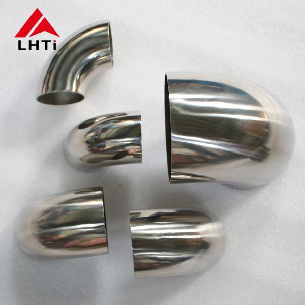 Seamless Gr2 Titanium Elbow / Bends With 1.2mm For Exhaust Parts
