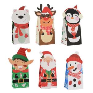 O presente branco do Natal do papel de embalagem do retângulo 70g ensaca