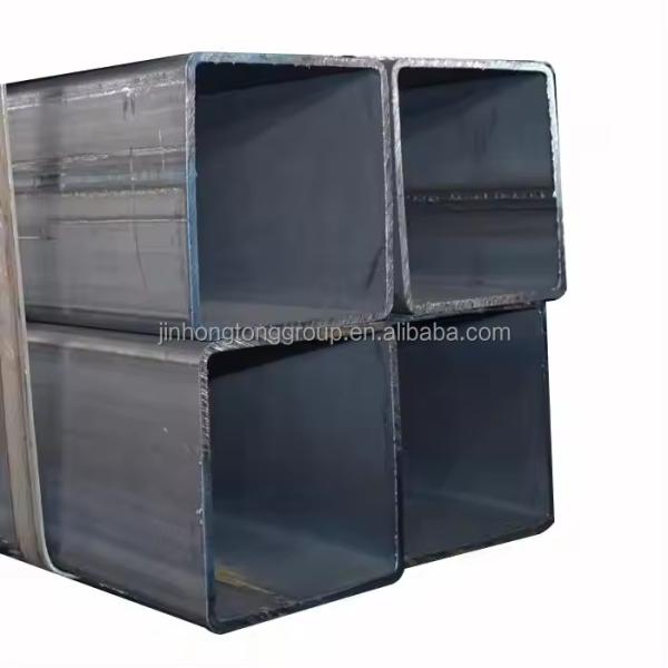 API Pipe Carbon Steel Rectangular Tube Erw Steel Square Tubes with Black Surface and Special Pipe 80 X 80