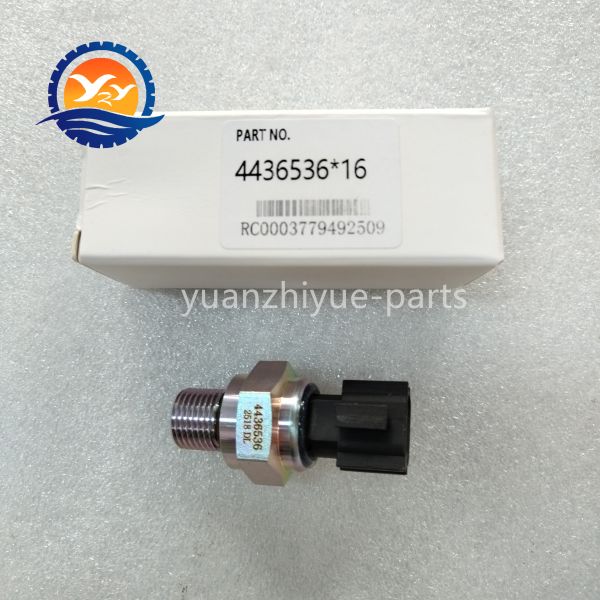 High Quality Excavator Pressure Switch Parts EX200 ZAX200 ZX200-1 Pressure Switch Sensor 4436536 for Hitachi Excavator