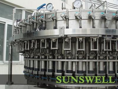 Bebida automática linha bebendo completa carbonatada da máquina de enchimento