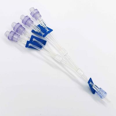 DEHP Free Needle Free Connector EOS Sterile 3 Way Extension Tube Needleless Adapter