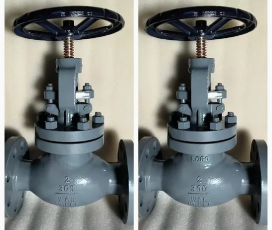 Etrany ANSI Cast Steel Flange Globe Valve Manual Stop Valve 1 Year Warranty 150-900LB for Water Oil Gas