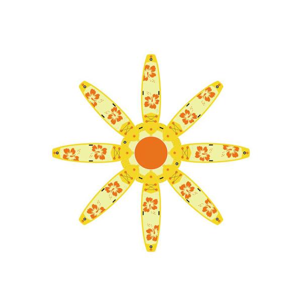 Customized Inflatable SUP Platform Yoga Inflatable SUP Dock