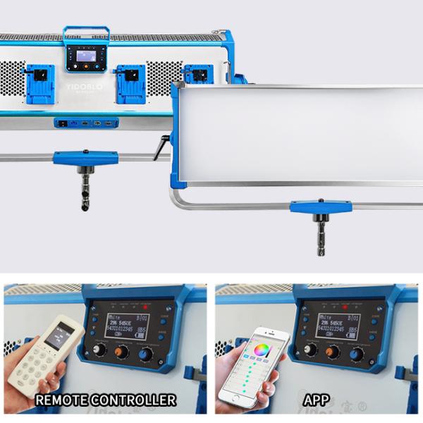 El equipo de iluminación de la película RGB SMD llevó las luces ligeras video de la fotografía del estudio que 500w Skyblue artesona 12 efectos