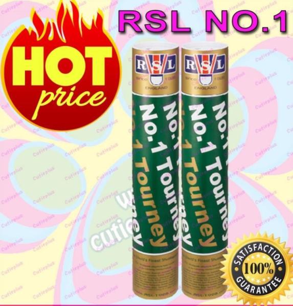 【RSL NO. 1 TOURNEY】BADMINTON FEATHER SHUTTLECOCKS High Quality Genuine