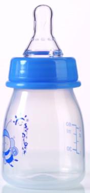 Mini Standard Neck 2oz 60ml PP Newborn Baby Feeding Bottle with window box