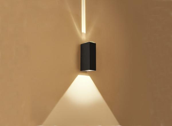 6W LED double-headed outdoor wall lights waterproof up and down lighting corridor balcony staircase courtyard wall