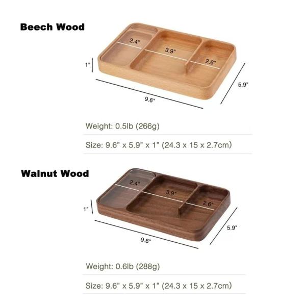 Personalized Wooden Jewelry Tray Catch All Tray with Lid Custom Valet Tray Desk Organization Wedding Gift Anniversary Gift