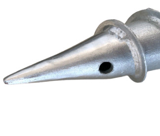 Fixed Flange DIN 2615 Steel Ground Screw Earth Anchor Spiral Pile