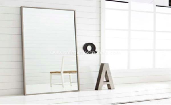 Large Antique Painted Long Silver Wall Mirror Backing Paint of Float Glass