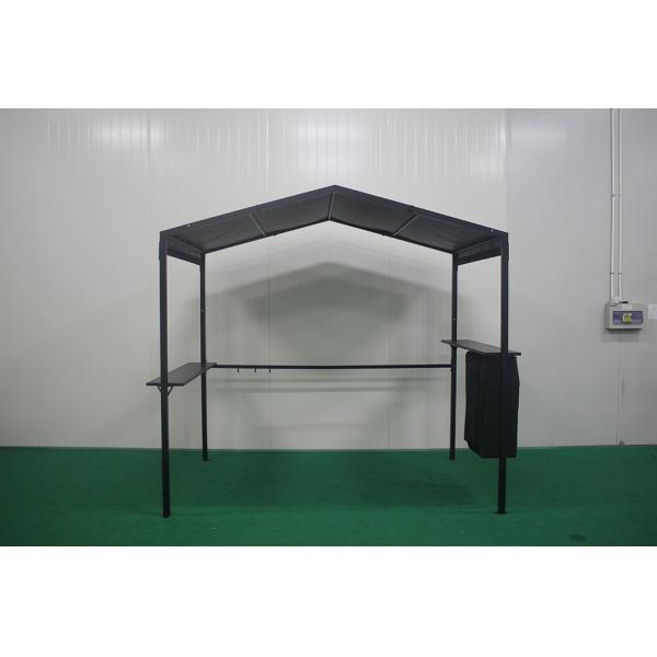 2.3*1.5*2.2M Outdoor Aluminum Hard Polyester Roof Gazebo with Powder Coated Sail Finishing